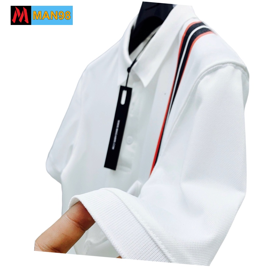 Áo polo nam có cổ mikenco chất liệu cotton PL21