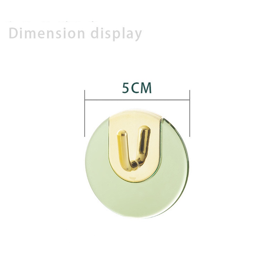 Bộ 4 Móc Treo Đồ Dùng Nhà Bếp Gắn Tường Không Cần Khoan Chịu Lực Nhẹ Sang Trọng