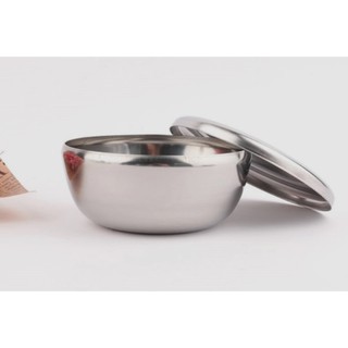 Bát Inox, bát ăn cơm inox 1 Lớp Hàn Quốc