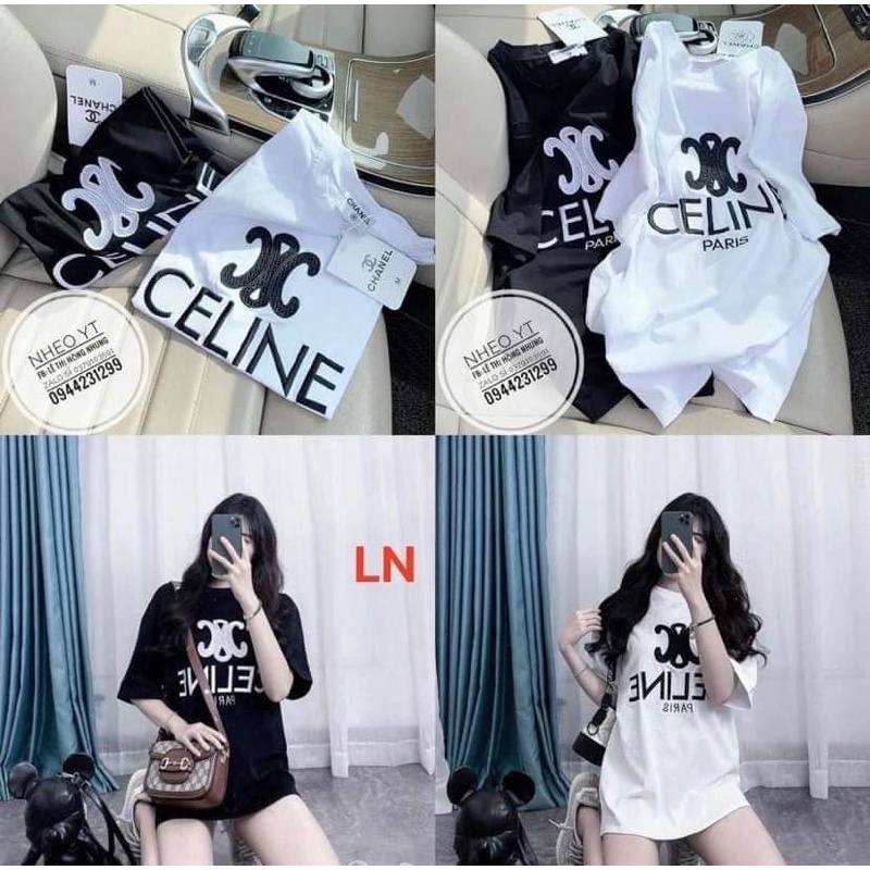 Áo phông hoa văn CELIN DA6