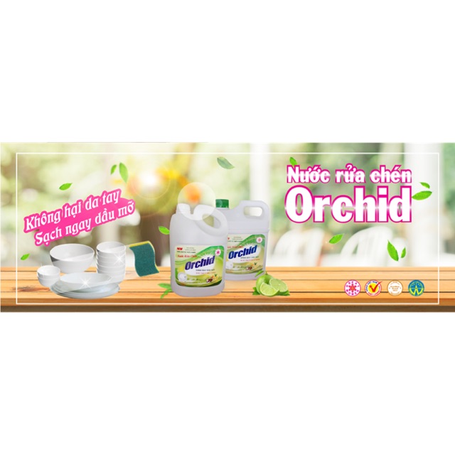 Nước rửa chén Orchid 3,8 lít