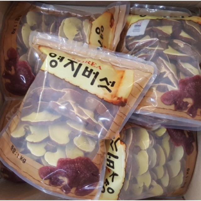 Nấm Linh Chi Bao Tử Cao Cấp Hàn Quốc, Túi 1kg