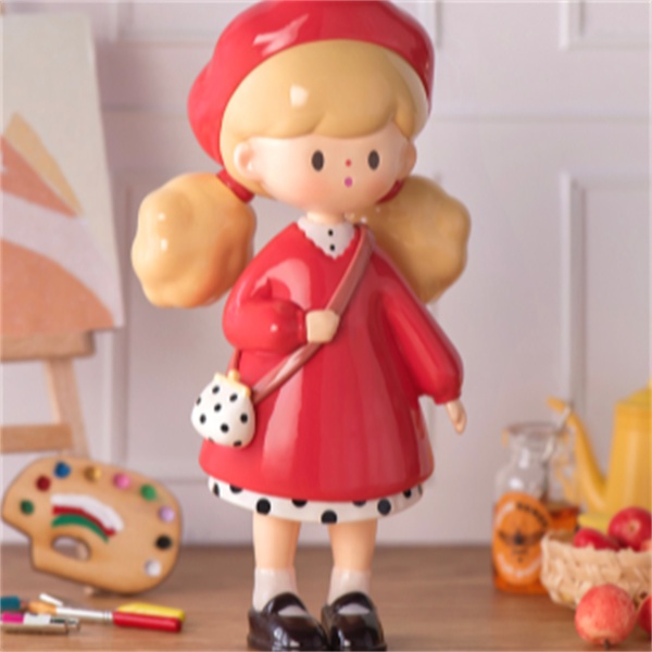 ★Hgtoys★ [] Mô Hình Búp Bê Nữ Cổ Điển Mặc Hộp Bắp Rang Trang Trí