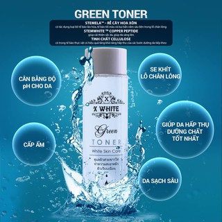 GREEN TONER X-WHITE