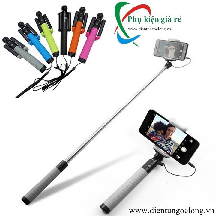 GẬY CÂY CHỤP ẢNH TỰ SƯỚNG D12S HÀNG XỊN DÙNG SIÊU THÍCH CẮM DÂY TAI NGHE | BigBuy360 - bigbuy360.vn