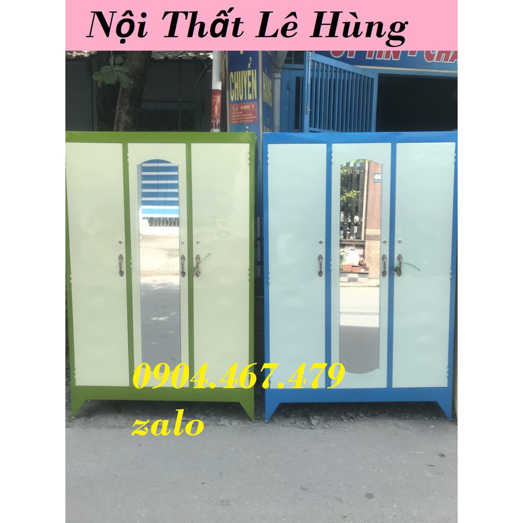 Tủ sắt quần áo đẹp giá rẻ 1m8x1m2