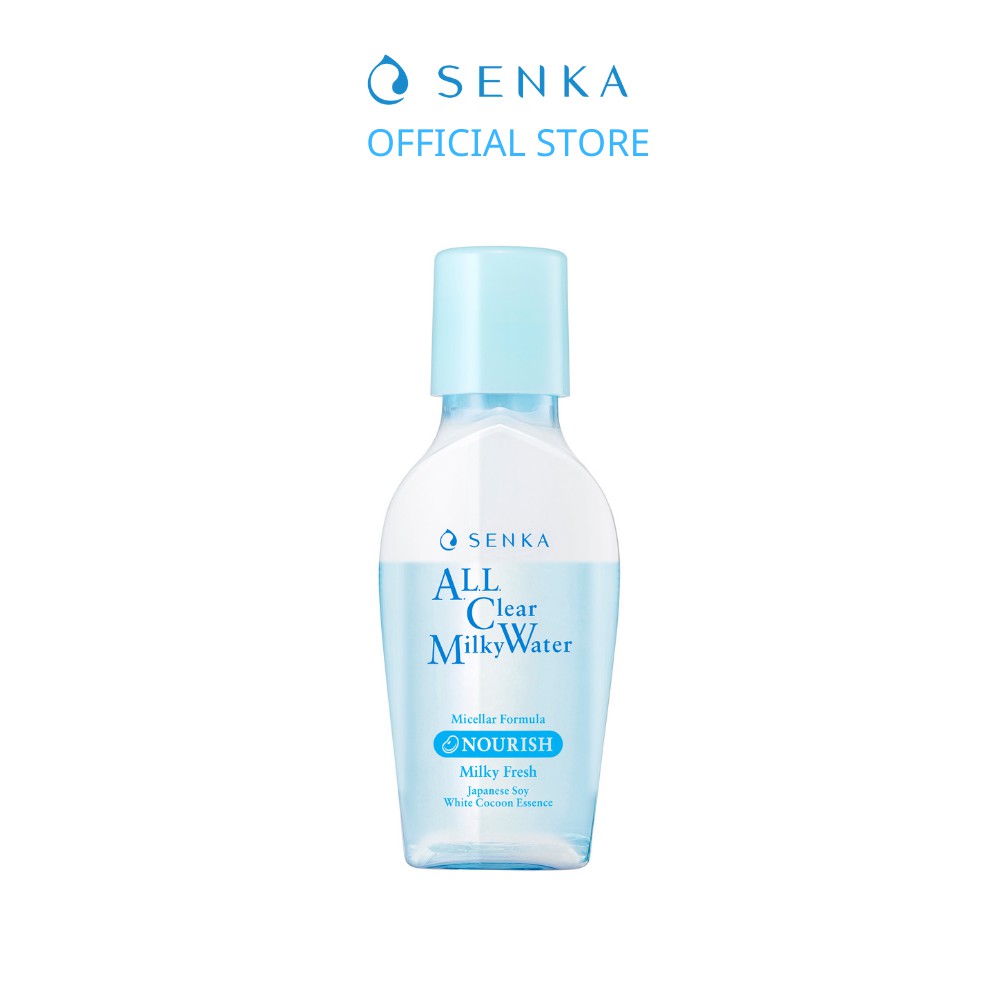 [HB Gift] Nước Sữa Tẩy Trang 2 lớp Senka A.L.L. Clear Milky Water 70ml