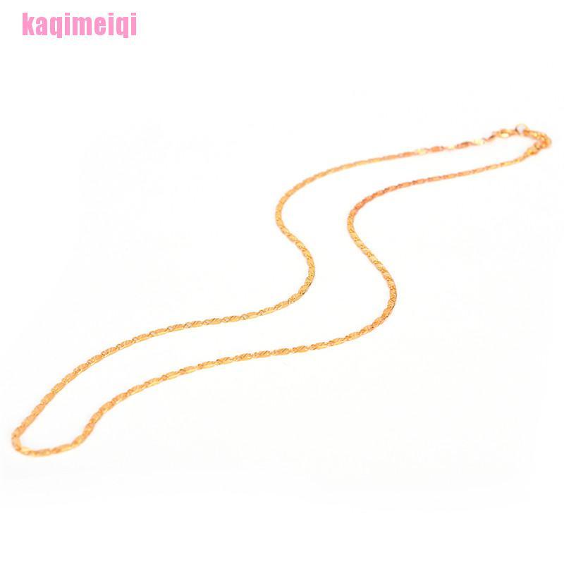 Vòng cổ Mạ Vàng 2mm 16-30 Inch Cho Nam