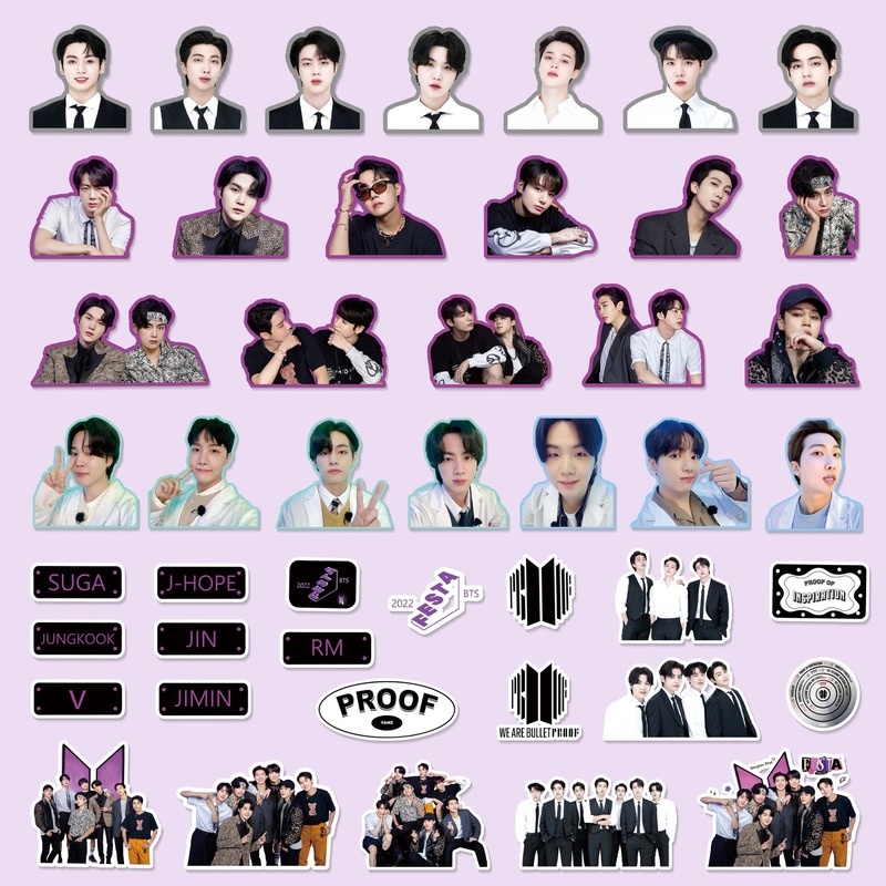 BTS Proof & DECO KIT Stickers Blackpink Stray Kids Album ODDINARY Phone Luggage Tag Diy Sticker