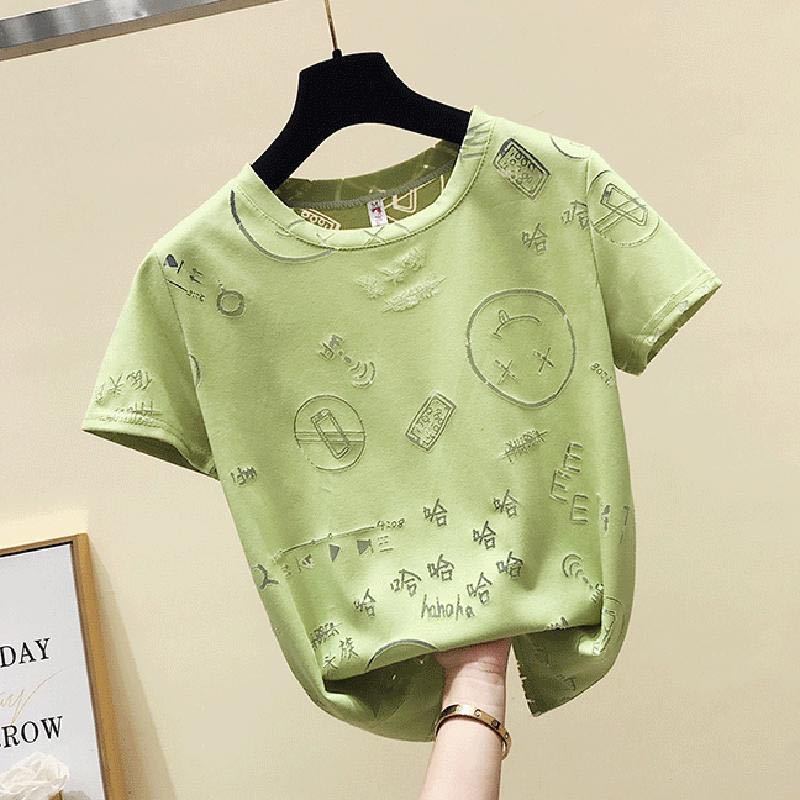 Korean boy short sleeve cute T-shirt