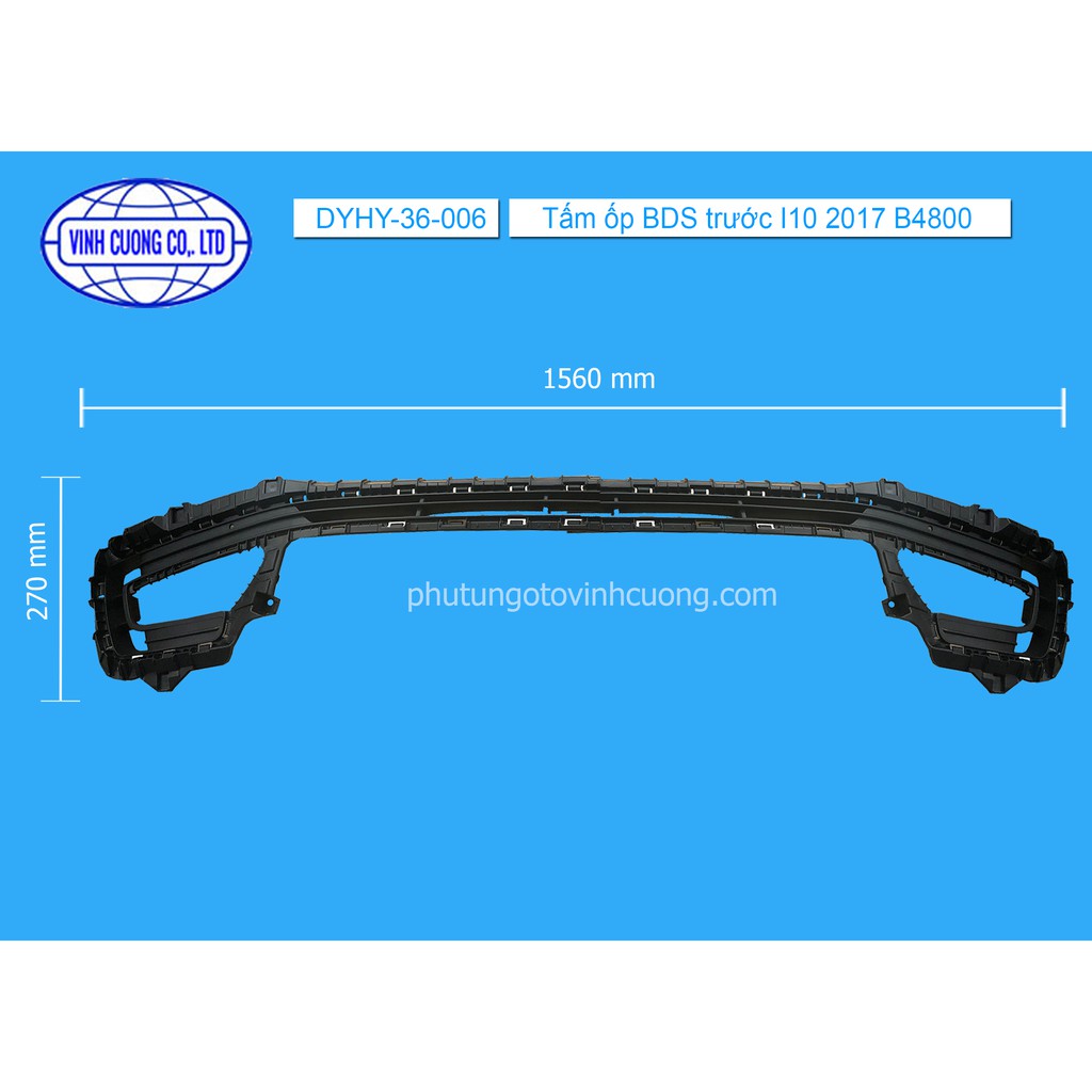 Lưới cản trước Huyndai Grand i10 2017