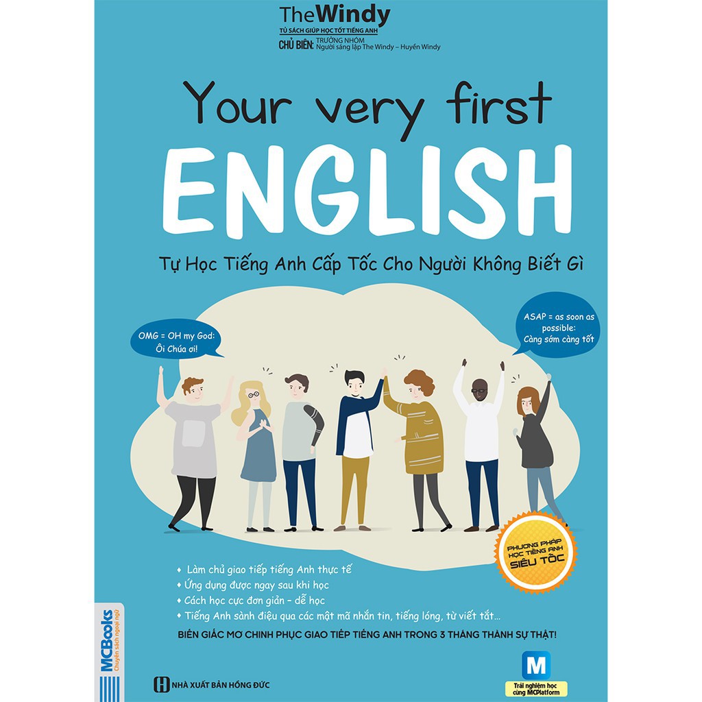 Sách - Your Very First English - Tự Học Tiếng Anh Cấp Tốc Cho Người Không Biết Gì Tặng Video Hách Não