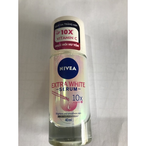 Lăn khử mùi Serum trắng mịn Nivea Extra White Serum (40ml)