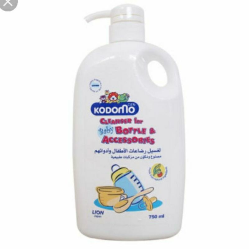Nước rửa bình sữa và đồ dùng Kodomo 750ml
