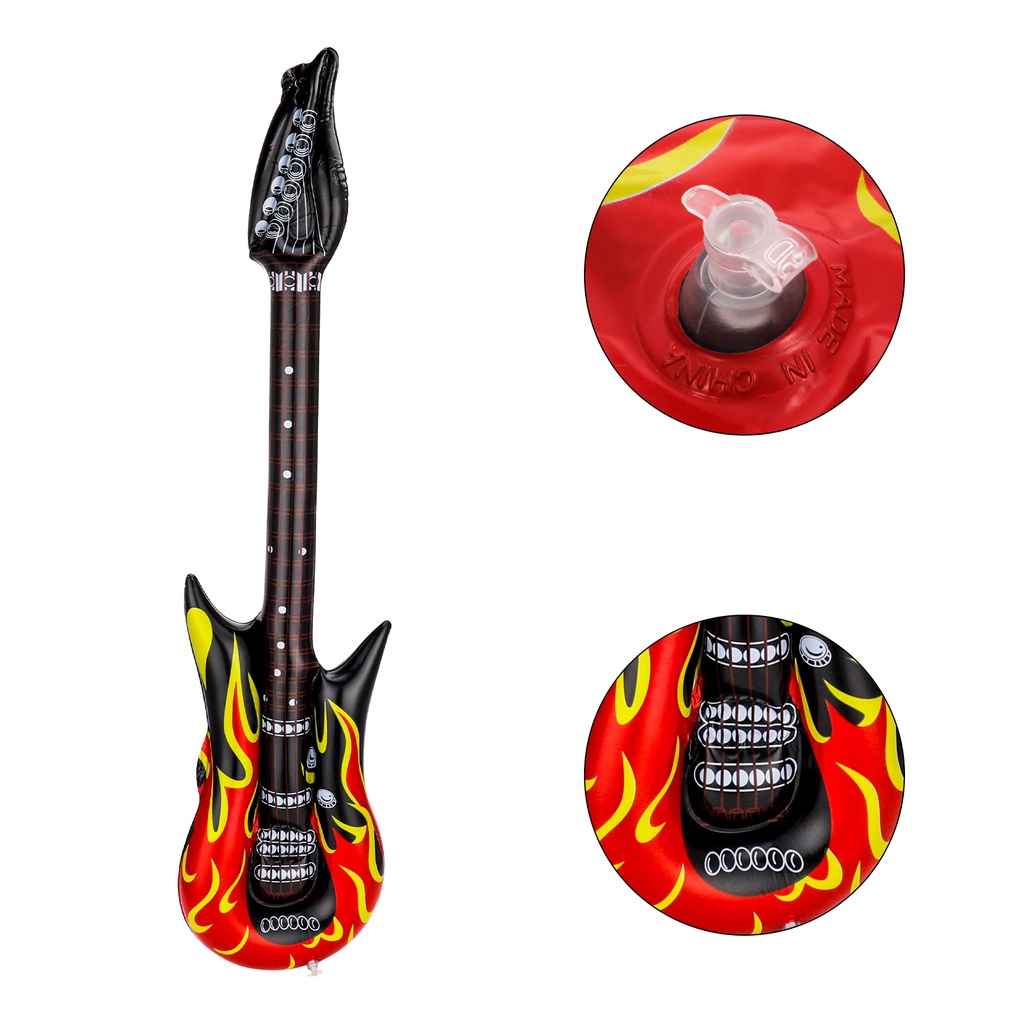 Bong Bóng Bơm Hơi Hình Cây Đàn Guitar
