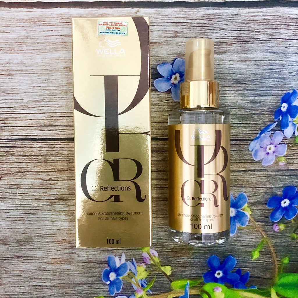 [Chính hãng] [Siêu rẻ] Tinh dầu tăng cương sáng mượt tóc WELLA Reflections Luminous Oil 100ml