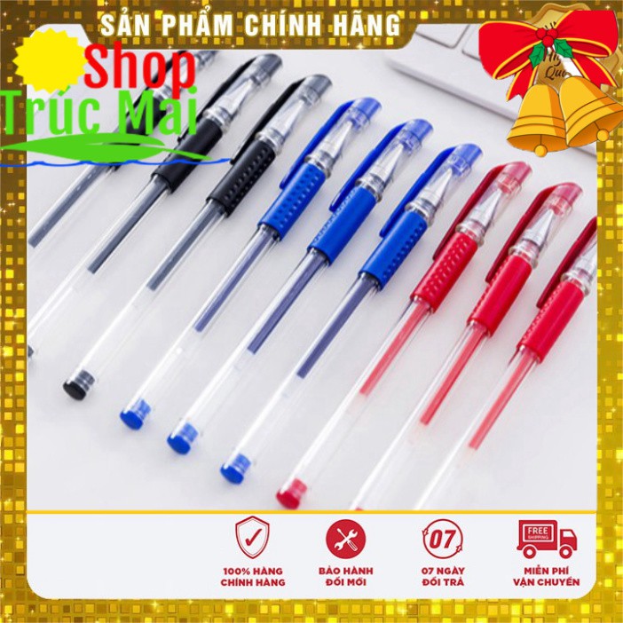 Bút bi nước 3 màu ngòi 0,5mm