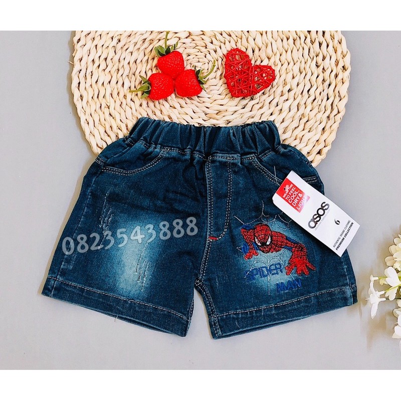 quần jean lửng và jean đùi bé trai ( size 7-17kg)