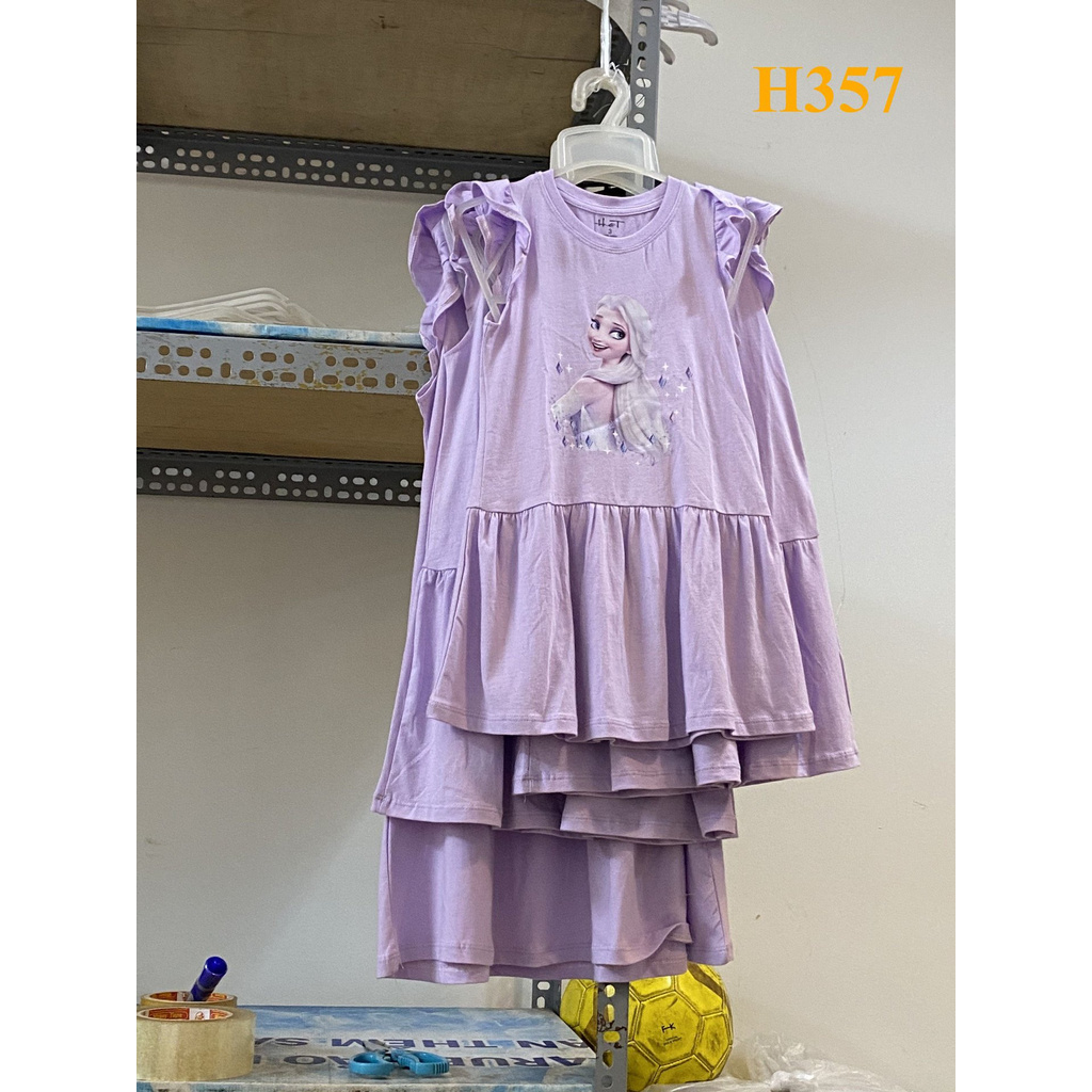 * Mã H357: Váy Elsa Sofia xuất dư - Các màu như hình - Size: 2 đến 8/10 tuổi