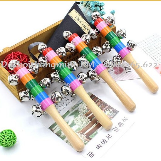 Xúc xắc gỗ cầu vồng cho bé| Đồ chơi cho trẻ sơ sinh