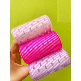 MUA 2 TẶNG 1 miếng DÁN TÓC MÁI /  Lô cuốn tóc mái bay Hàn Quốc lõi nhôm siêu to  tự dính uốn mái dài