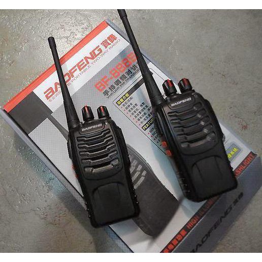 Bộ đàm Baofeng bf 888s - tặng 2 tai nghe - 2 đàm cầm tay tầm xa mini sạc pin - Hàng Chính Hãng - Bảo Hành 12 Tháng