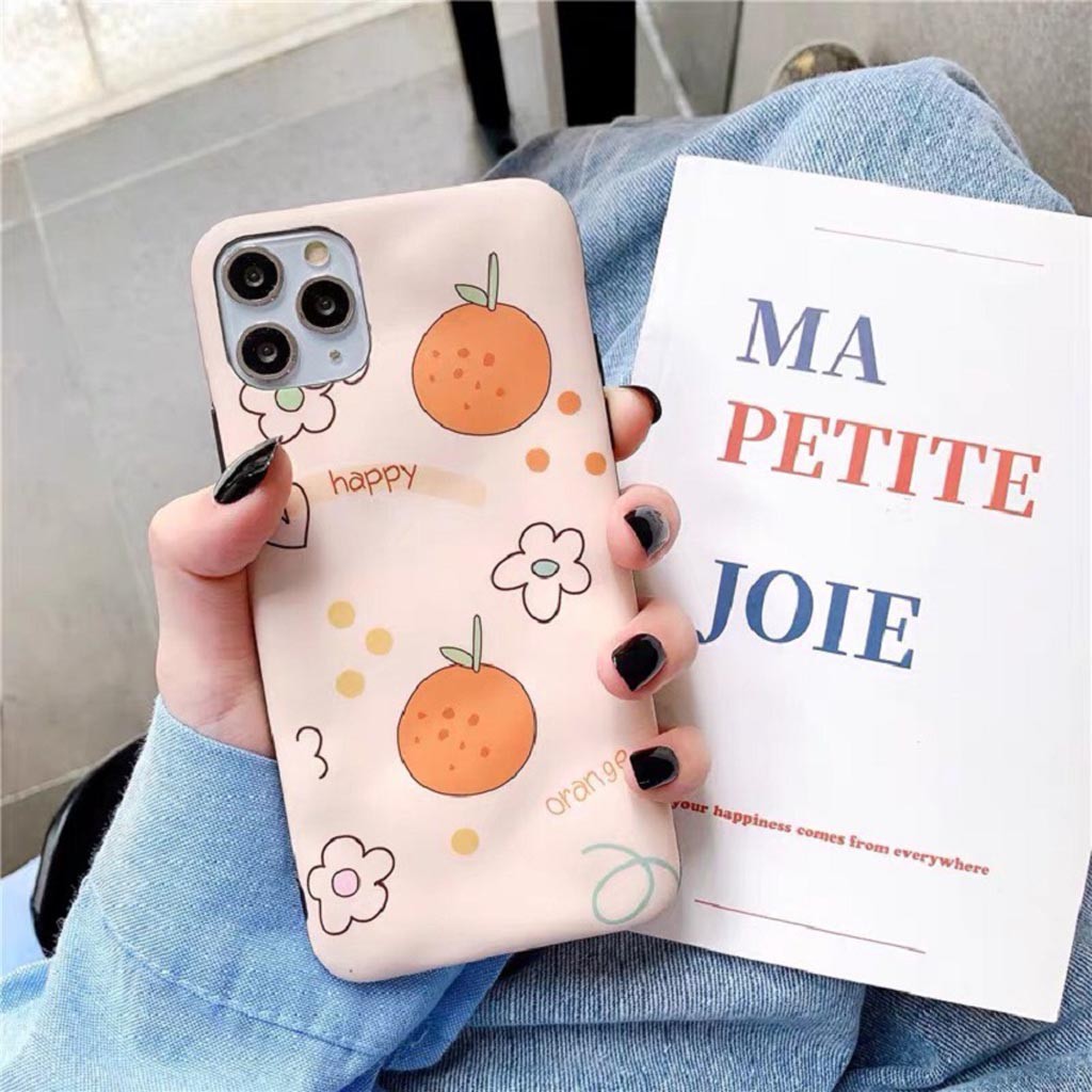 Ốp Lưng Iphone Cao Cấp Full Viền Trái Cam Happy Orange Dành Cho Tất Cả Dòng Iphone từ 6 đến 11promax | BigBuy360 - bigbuy360.vn