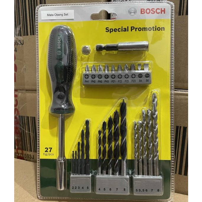 BOSCH Bộ 27 Mũi Khoan Tường Đa Năng