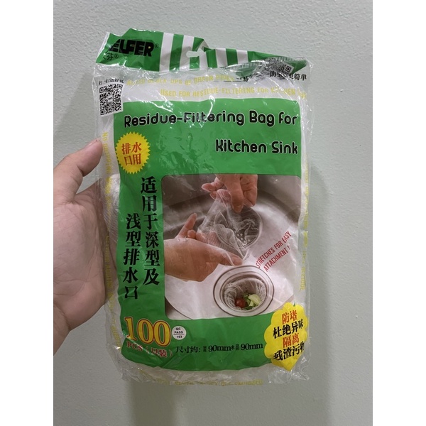 Túi lọc rác bồn rữa chén(100 túi)