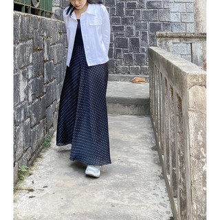[AT MODA DE LITA] Chân váy midi chấm bi