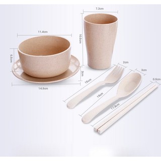 BỘ BÁT ĂN DẶM LÚA MẠCH 6 TRONG 1 DÀNH CHO TRẺ