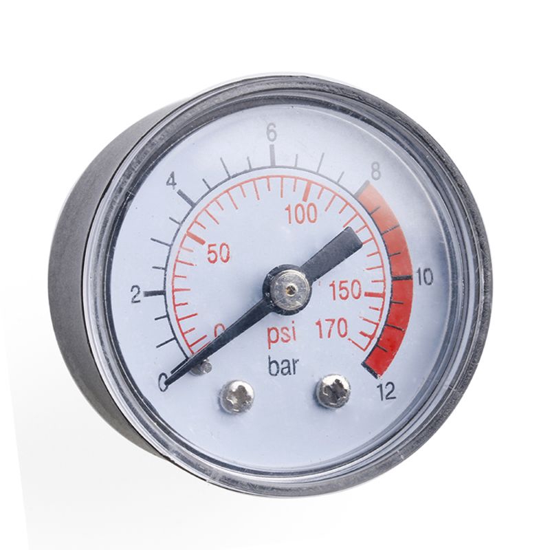 Đồng hồ đo áp suất 0-12Bar.0-170PSI chuyên dụng cho máy nén khí thủy lực