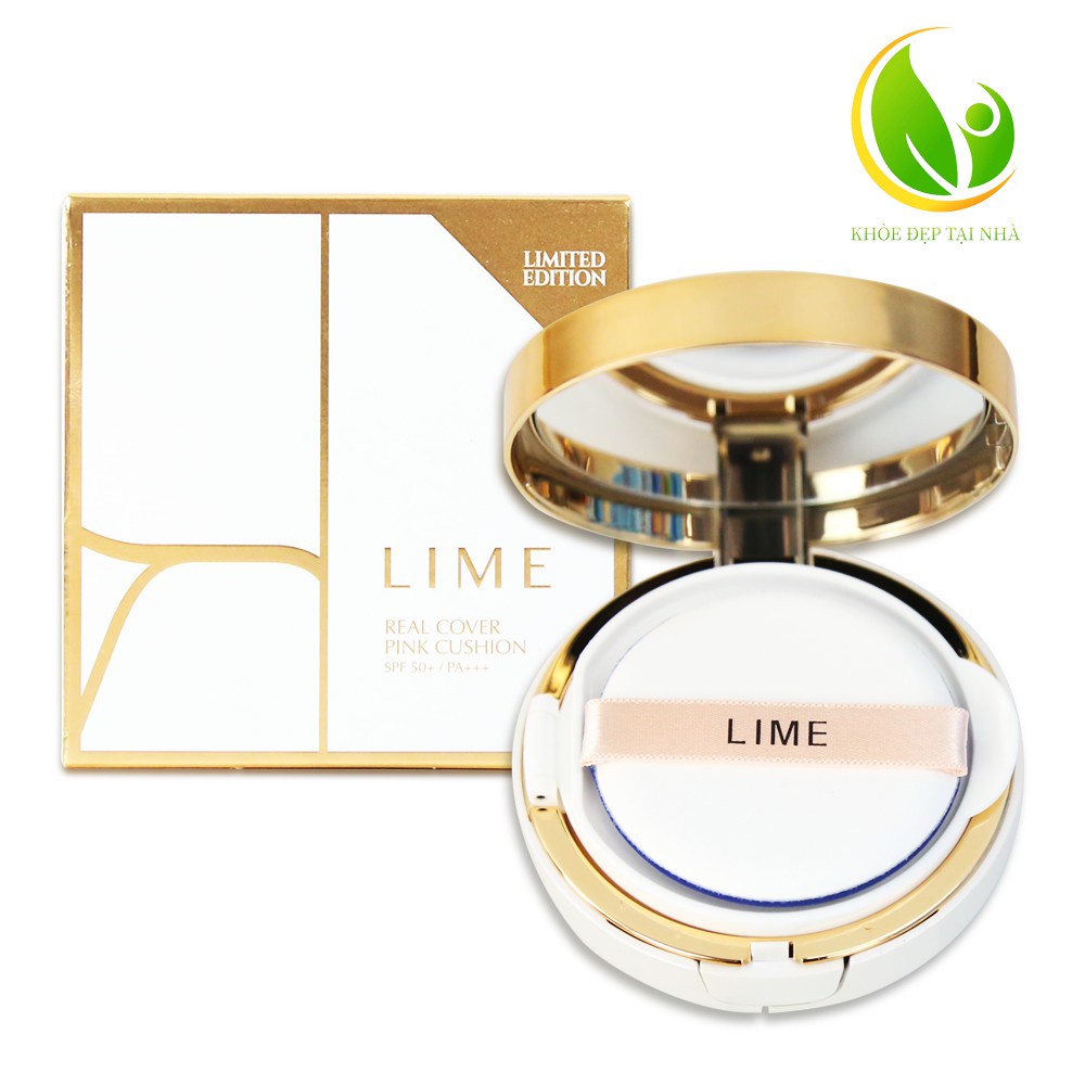 Phấn Nước LIME Real Cover Pink Cushion 15g - Chính Hãng | BigBuy360 - bigbuy360.vn