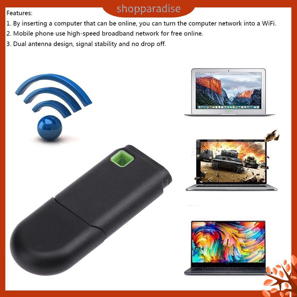USB phát Wifi Mini 300Mbps cho điện thoại , máy tính