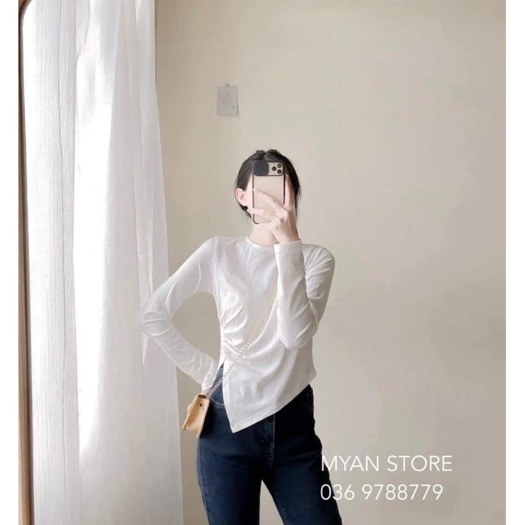 Áo rúm sườn dài tay