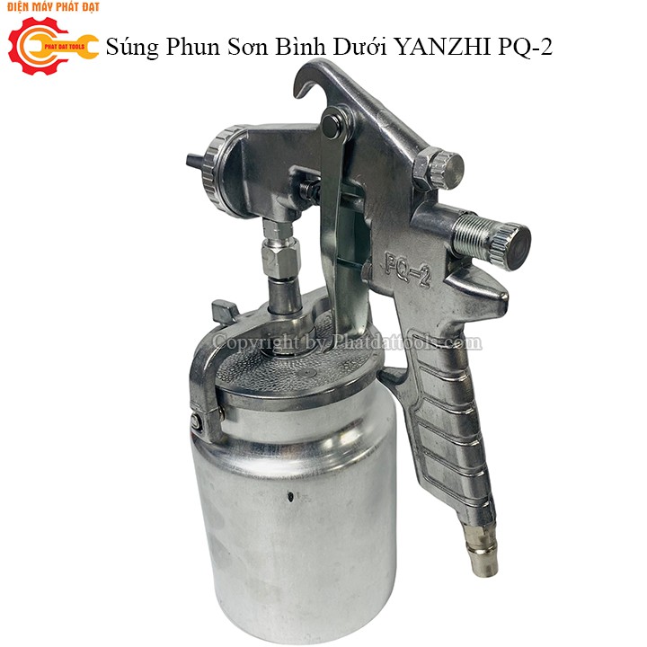 Súng Phun Sơn Bình Dưới YANZHI PQ-2-Dung Tích 1000ml-Hàng Chính Hãng