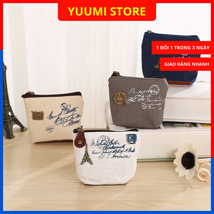 【❣️SIÊU RẺ】Ví Nữ Mini Cute Nhiều Ngăn Để Đựng Thẻ, Đựng Chìa Khóa, Đựng BVS VN13 YUUMI