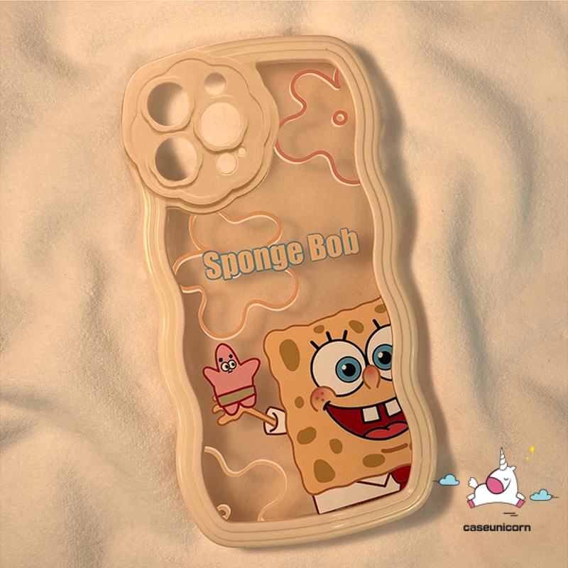 Ốp Điện Thoại Mềm Họa Tiết Hoạt Hình SpongeBob Cho iPhone 7plus 11 13 12 Pro MAX 6 6s 7 8 Plus XR X XS MAX SE 2020