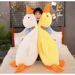  Gấu Bông Vịt Vàng Má Hồng Trầm Cảm Gối Ôm Hình Ngỗng Mệt Mỏi Thú Nhồi Bông Mềm Mịn Cho Bé TK26 
