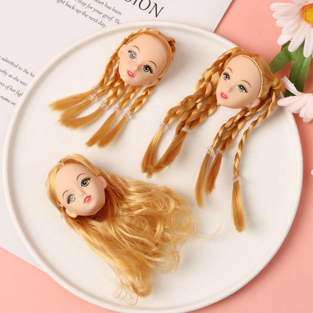 Đầu Búp Bê 3D Tỉ Lệ 1 / 6 DIY Nhiều Màu Sắc Dễ Thương Xinh Xắn