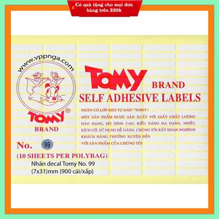 Giấy decal in mã vạch Tomy A5 ( MÃ 116, 117, 118, 119, 120, 121, 122, 123, 124 )[̲̅$̲̅(̲̅2οο̲̅)̲̅$̲̅]