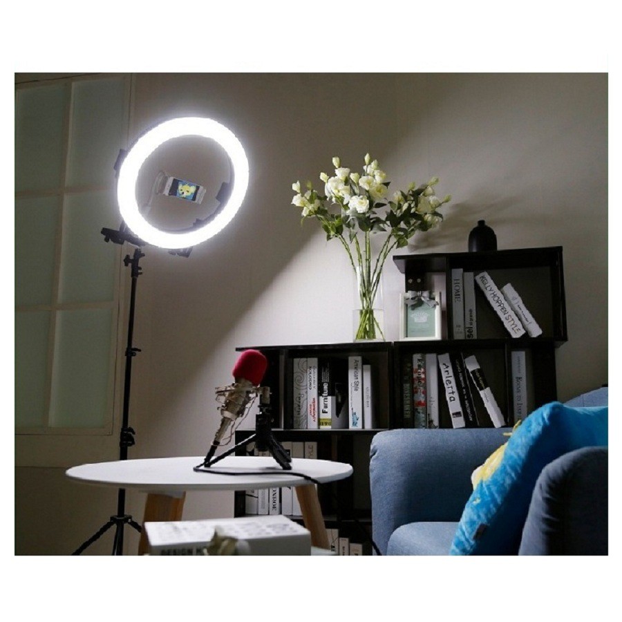 [Mã ELMS05 giảm 5% đơn 300k]Đèn led HD Ring RL18 chiếu sáng Studio, makeup, quay phim , chụp ảnh,livetream