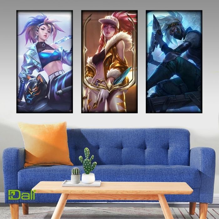 Tranh Decal Liên Minh Huyền Thoại Akali