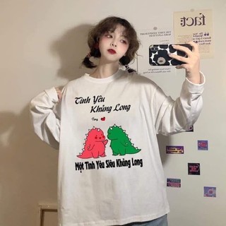 áo thun tình yêu khủng long siêu hót