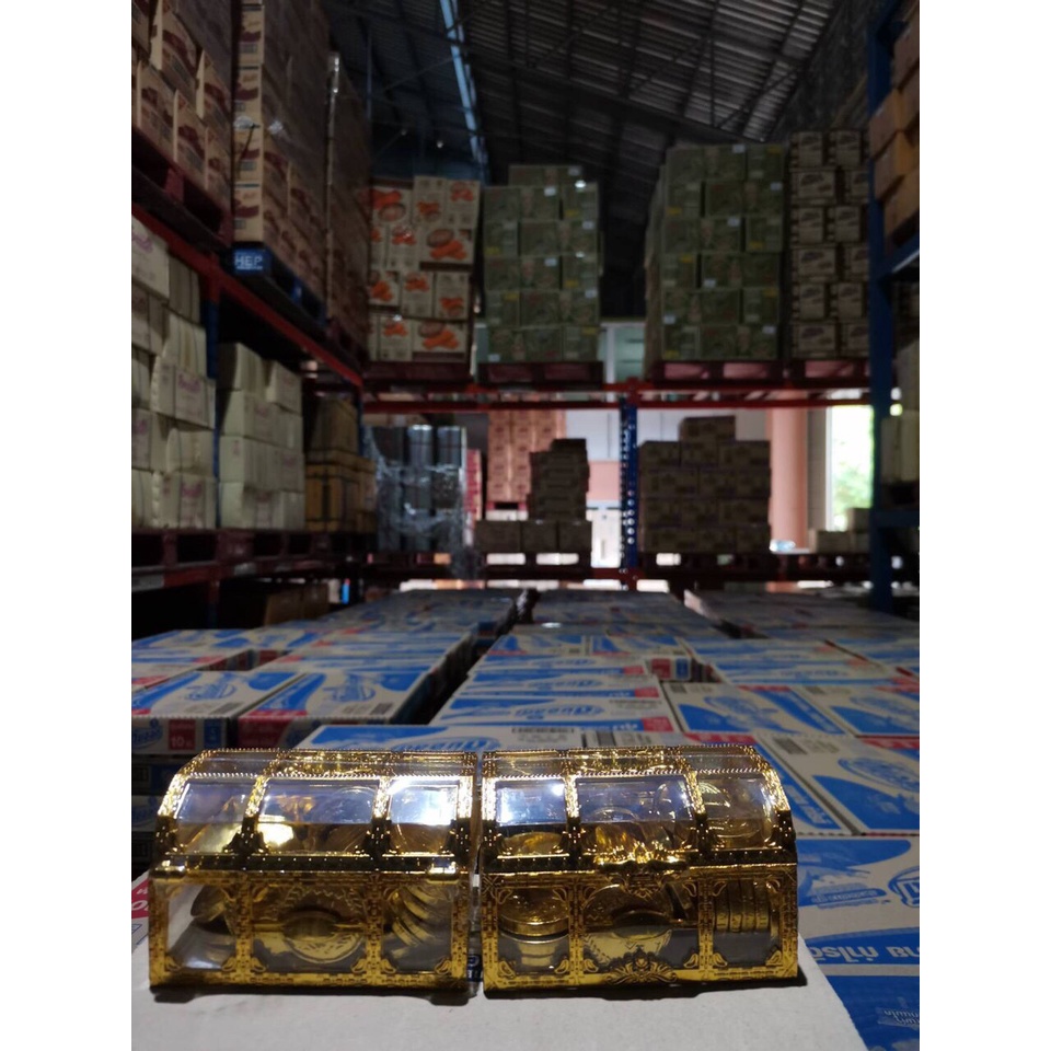 Rương thần tài socola vàng nội địa Thái hộp lớn 120gr date mới siêu hot