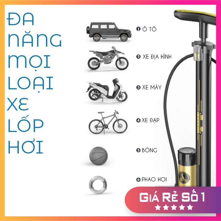 Bơm Lốp Xe Cao Áp 𝗙𝗥𝗘𝗘 𝗦𝗛𝗜𝗣 Bơm Hơi Mini Bơm xe đạp, bóng khí cao áp THP