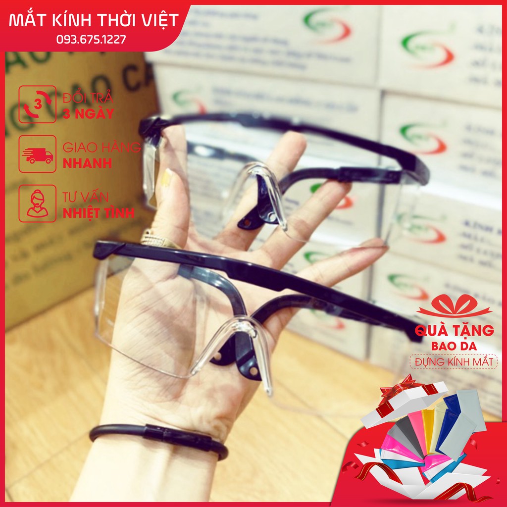 Kính bảo hộ bảo vệ phòng chống dịch, che bụi bảo vệ sức khỏe - Mắt kính Thời Việt | BigBuy360 - bigbuy360.vn