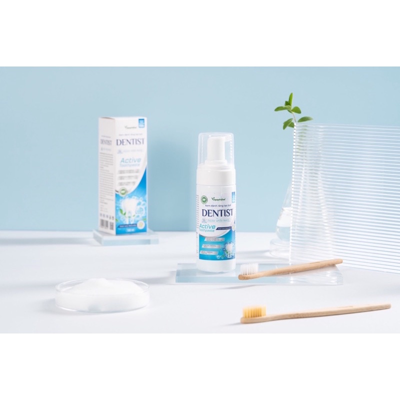 KEM ĐÁNH RĂNG TẠO BỌT WHITE DENTIST [ TRẮNG RĂNG SẠCH MẢNG BÁM CHỈ SAU 2 TUẦN ]