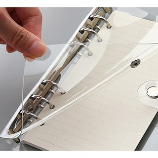BÌA SỔ CÒNG PCV  trong suốt cực xinh cho bullet journal / planner / scrapbook
