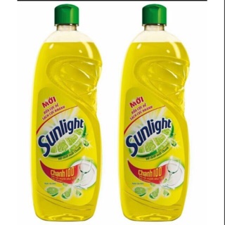 Nước rửa chén Sunlight Chanh 100 chiết xuất chanh HSD còn 2 năm